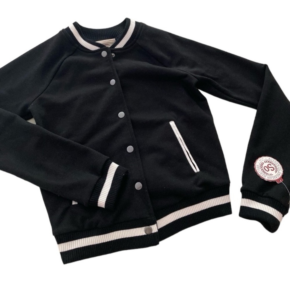 Knit Varsity Jacket